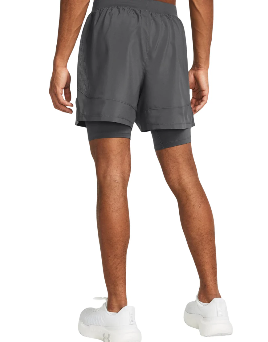 Men's Launch 5'' 2-In-1 Shorts :Dark Grey - Image 3