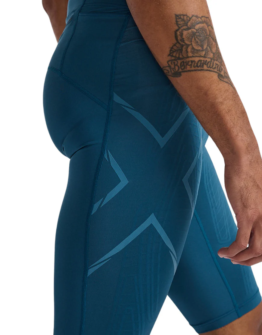 Men's Light Speed Compression Shorts :Majol I Reflective - Image 2