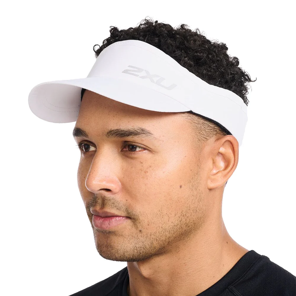 2XU Run Visor :White