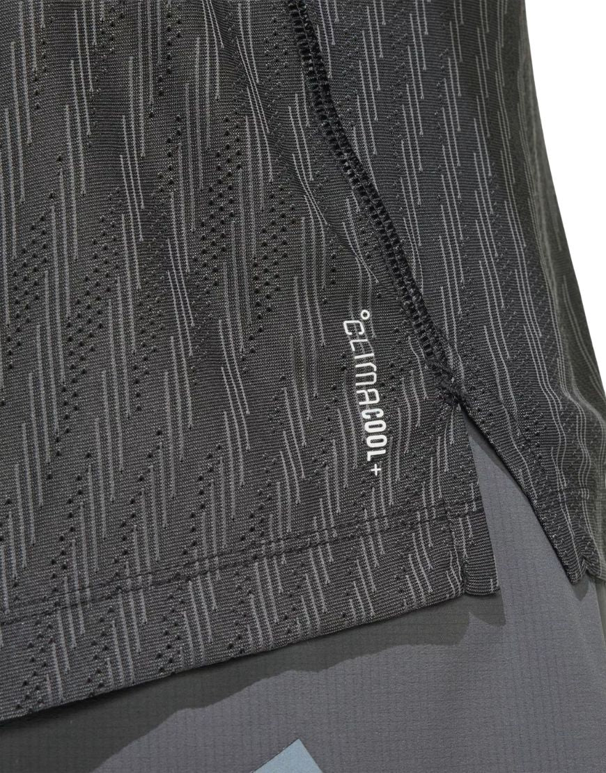 Men's Adi365 Climacool+ Engineered T-Shirt :Black - Image 5