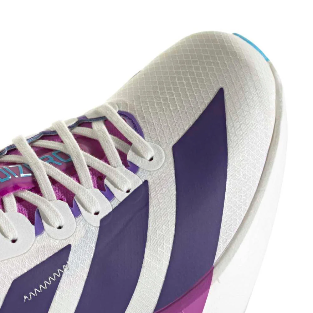 Adizero Adios Pro 4 Women's :Core White | Collegiate Purple - Image 2
