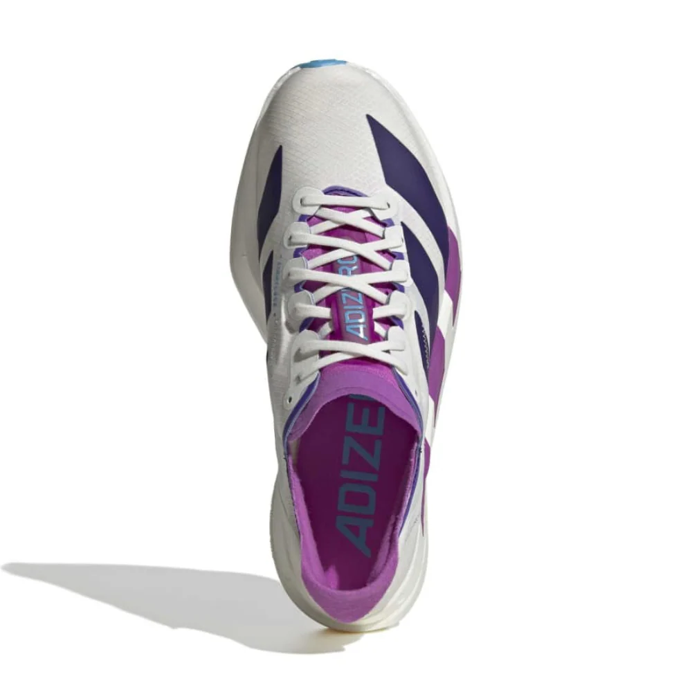 Adizero Adios Pro 4 Women's :Core White | Collegiate Purple - Image 3