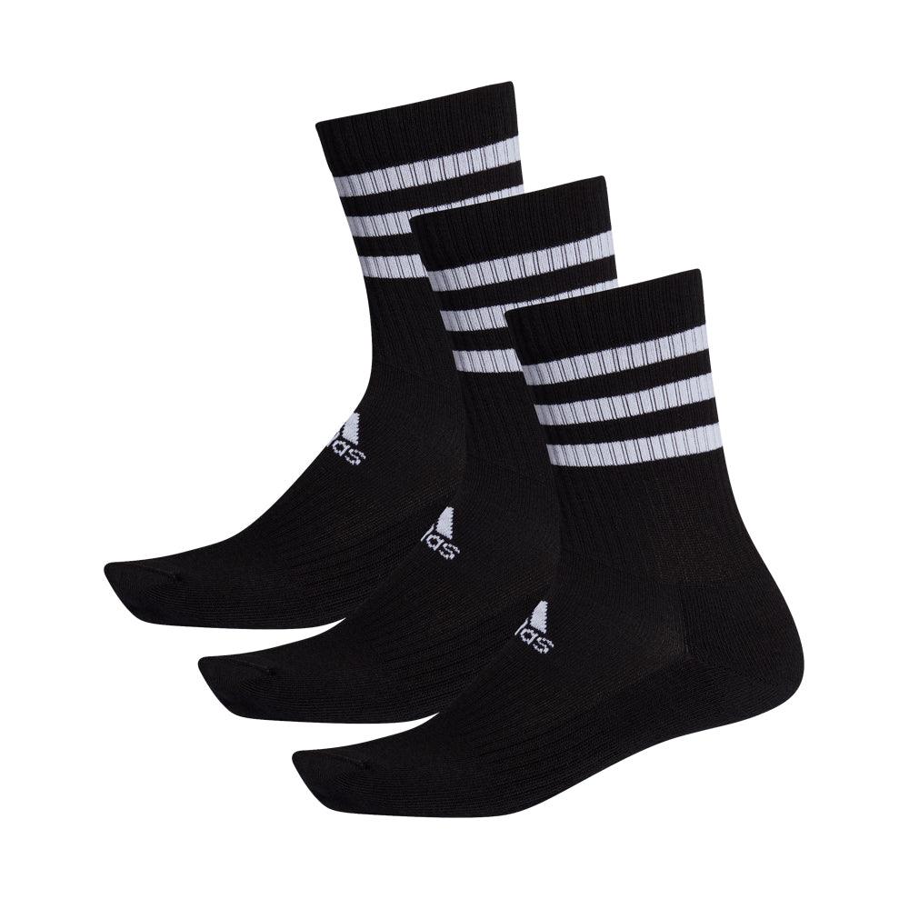 Adidas 3 Stripes Cushioned Crew Socks (3 Pack | 2 Colours) - Image 2