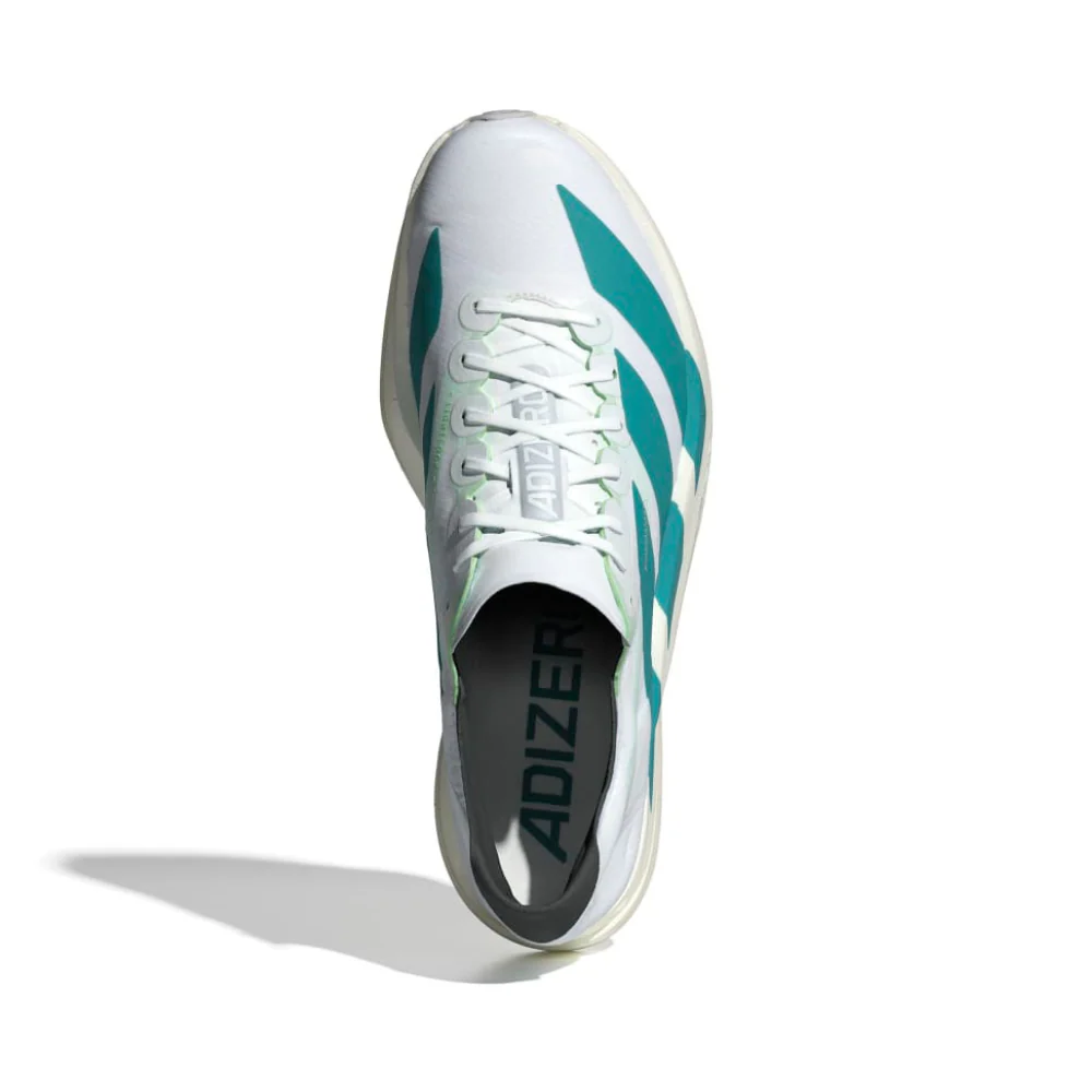 Adizero Adios Pro 4 Men's :Cloud White | Pure Teal - Image 2
