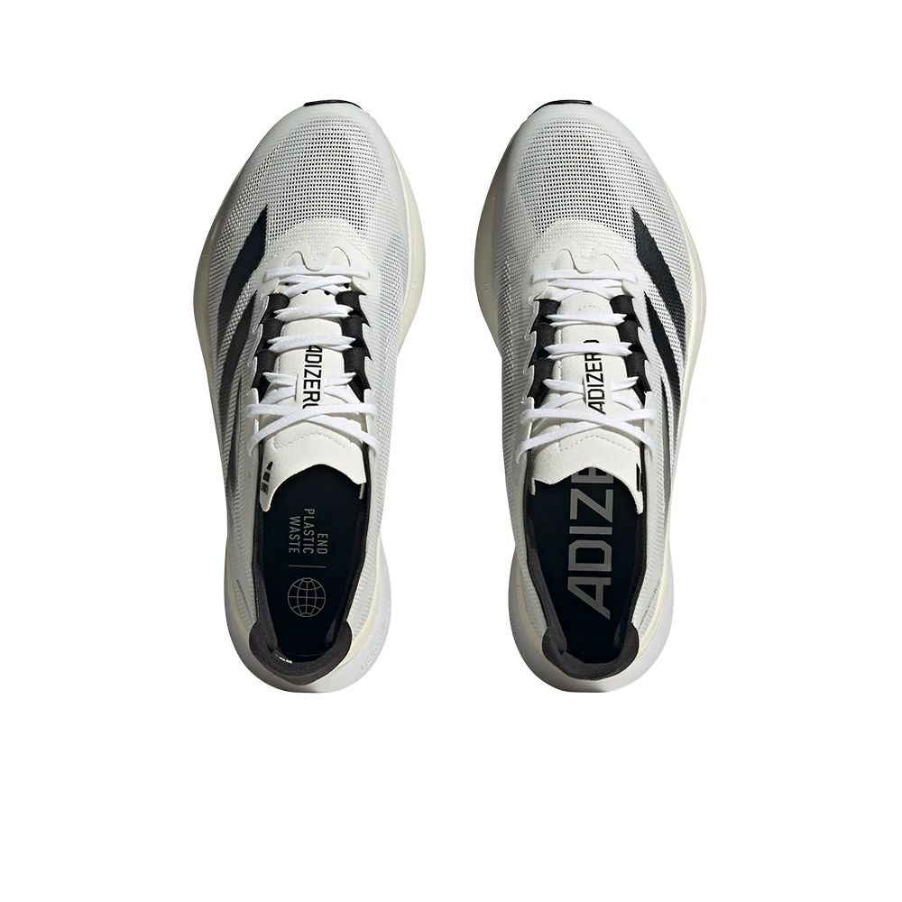 Adizero Boston 12 Men's :Cloud White | Core Black - Image 3