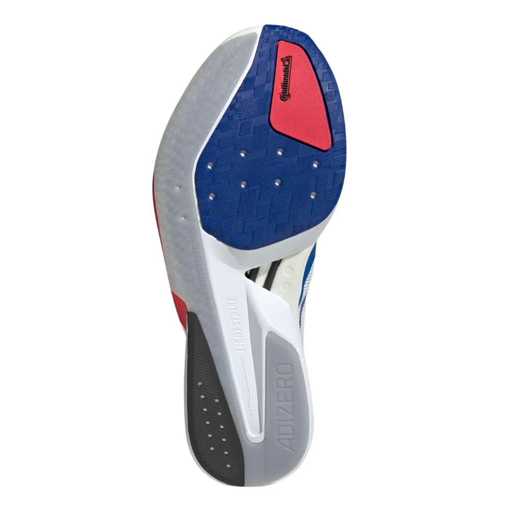 Adizero Boston 13 Men's :Cloud White | Royal Blue - Image 3