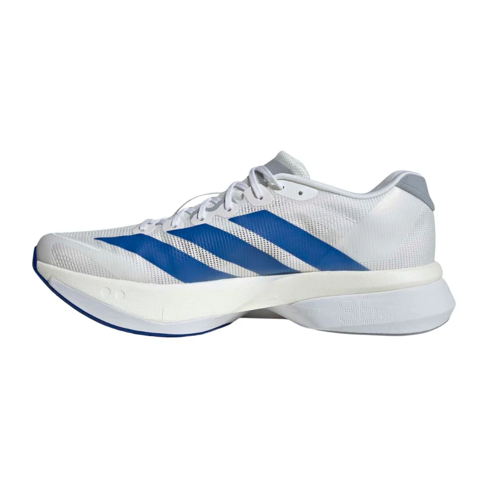 Adizero Boston 13 Men's :Cloud White | Royal Blue - Image 4