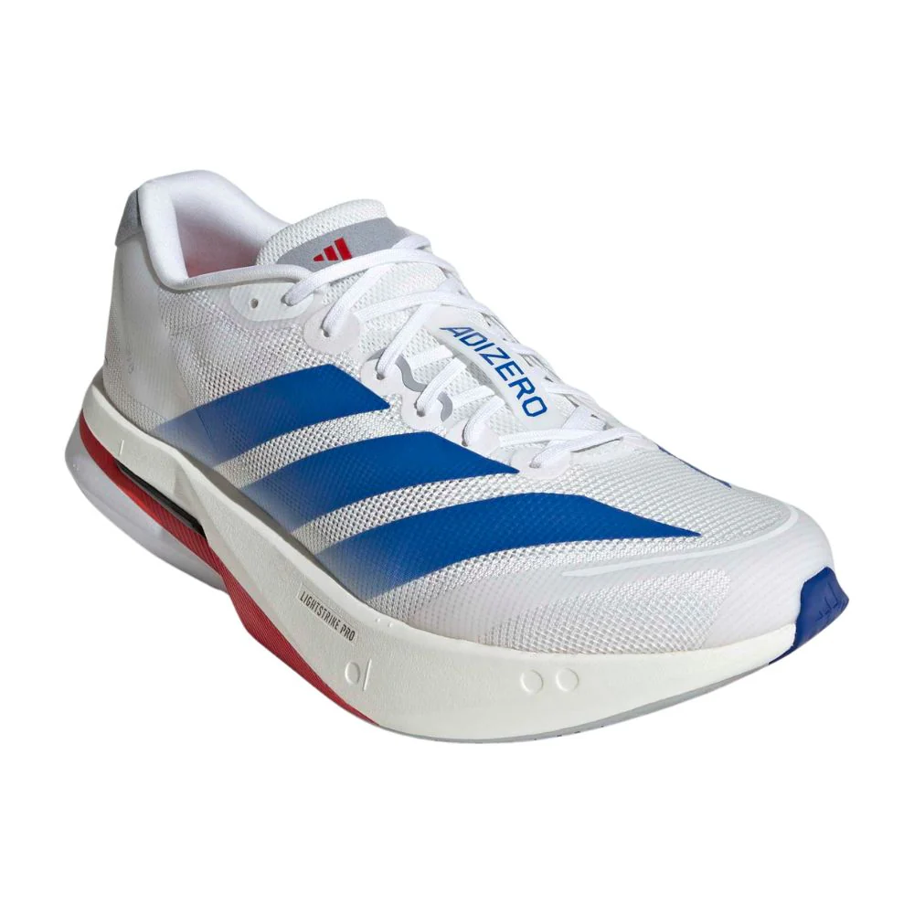 Adizero Boston 13 Men's :Cloud White | Royal Blue - Image 5