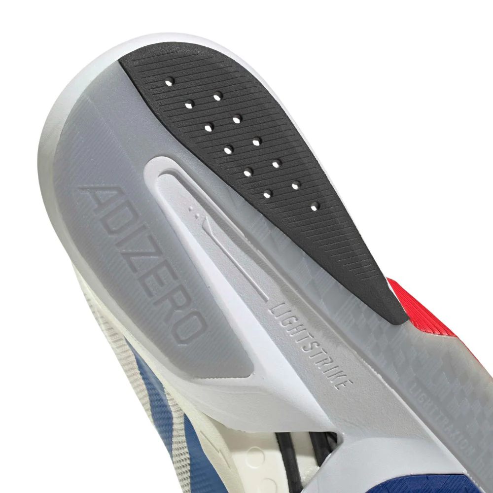 Adizero Boston 13 Men's :Cloud White | Royal Blue - Image 8