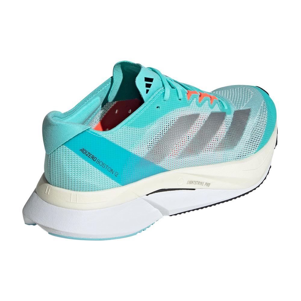Adizero Boston 12 Women's :Flash Aqua | Silver Metallic - Image 4
