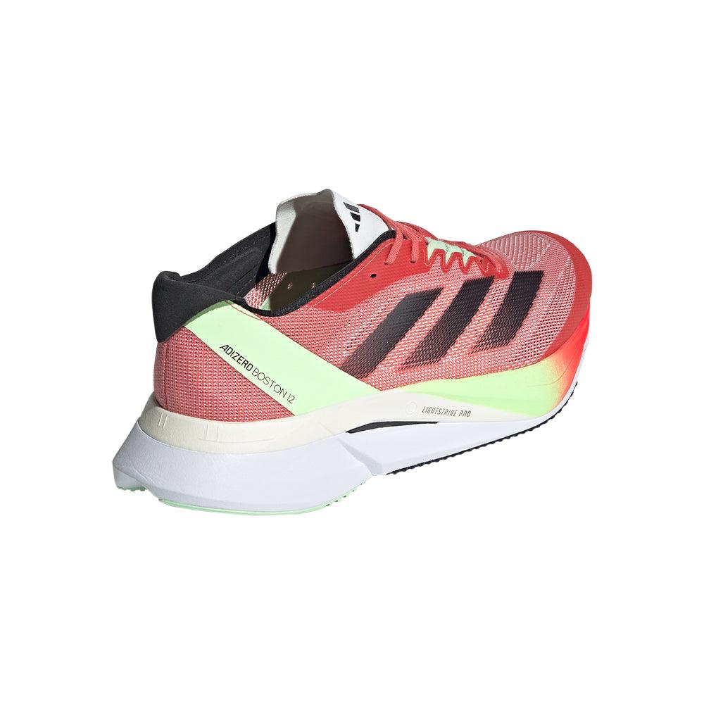 Adizero Boston 12 Men's :Preloved Scarlet | Aurora Met - Image 4