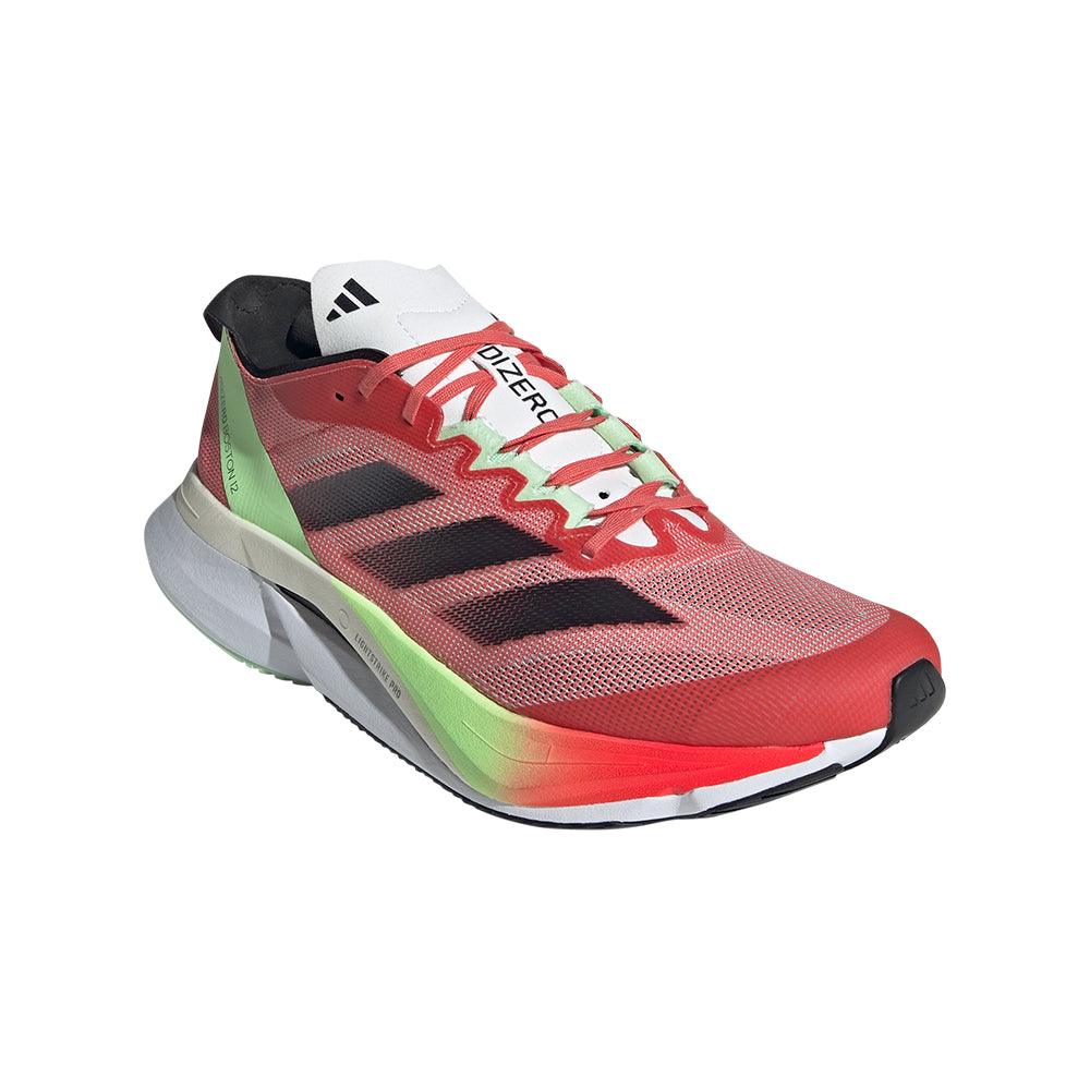 Adizero Boston 12 Women's :Preloved Scarlet | Aurora Met - Image 2