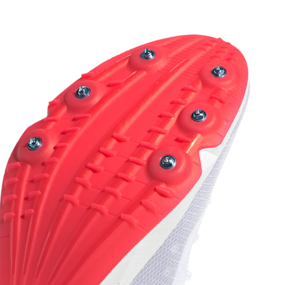 Adizero Distancestar All Genders' :Cloud White | Lucid Orange - Image 6
