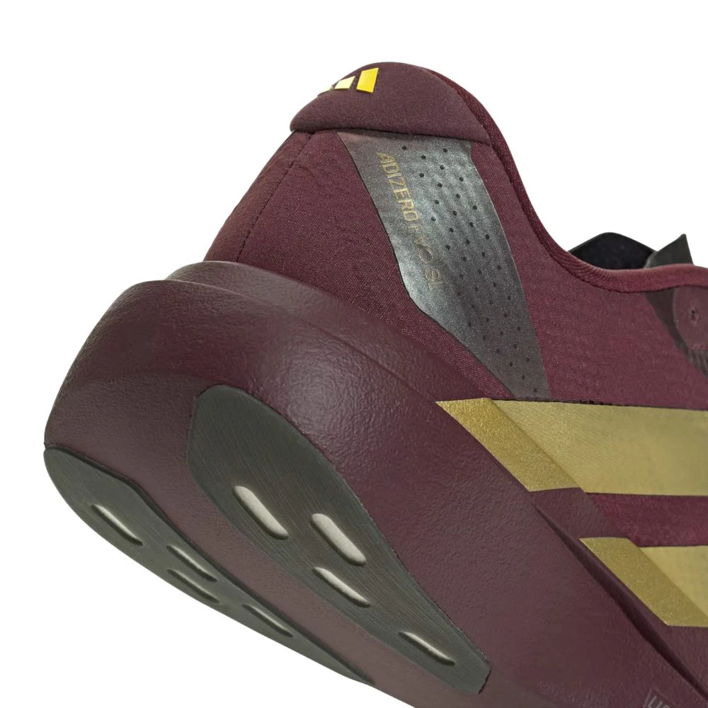 Adizero Evo SL Women's :Maroon | Gold Metallic - Image 8