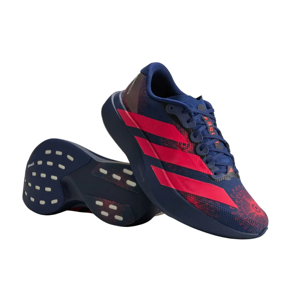 Adizero Evo SL Woven Men's : Dark Blue | Lucid Red - Image 2