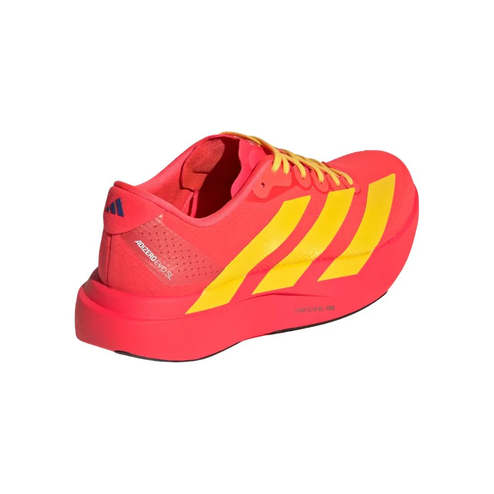 Adizero Evo SL Woven Women's :Lucid Red | Bold Gold - Image 5