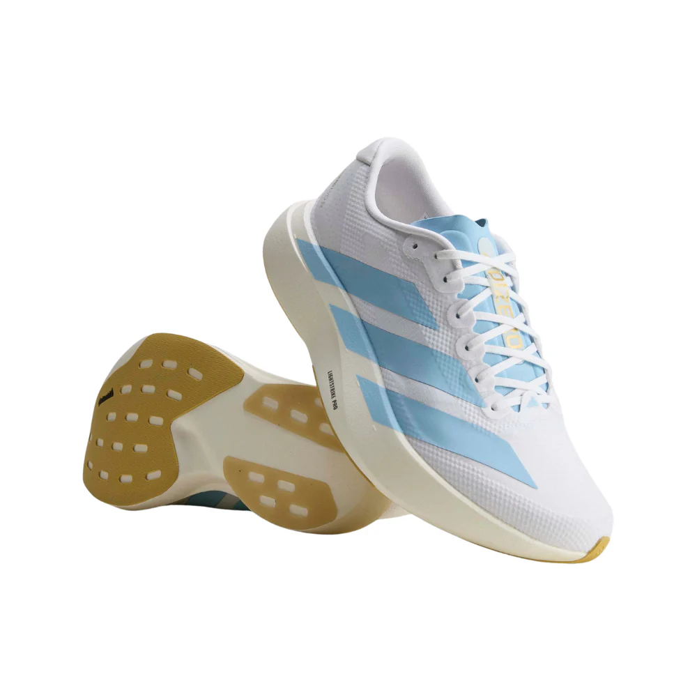 Adizero Evo SL Men's :Cloud White | Clear Blue - Image 5