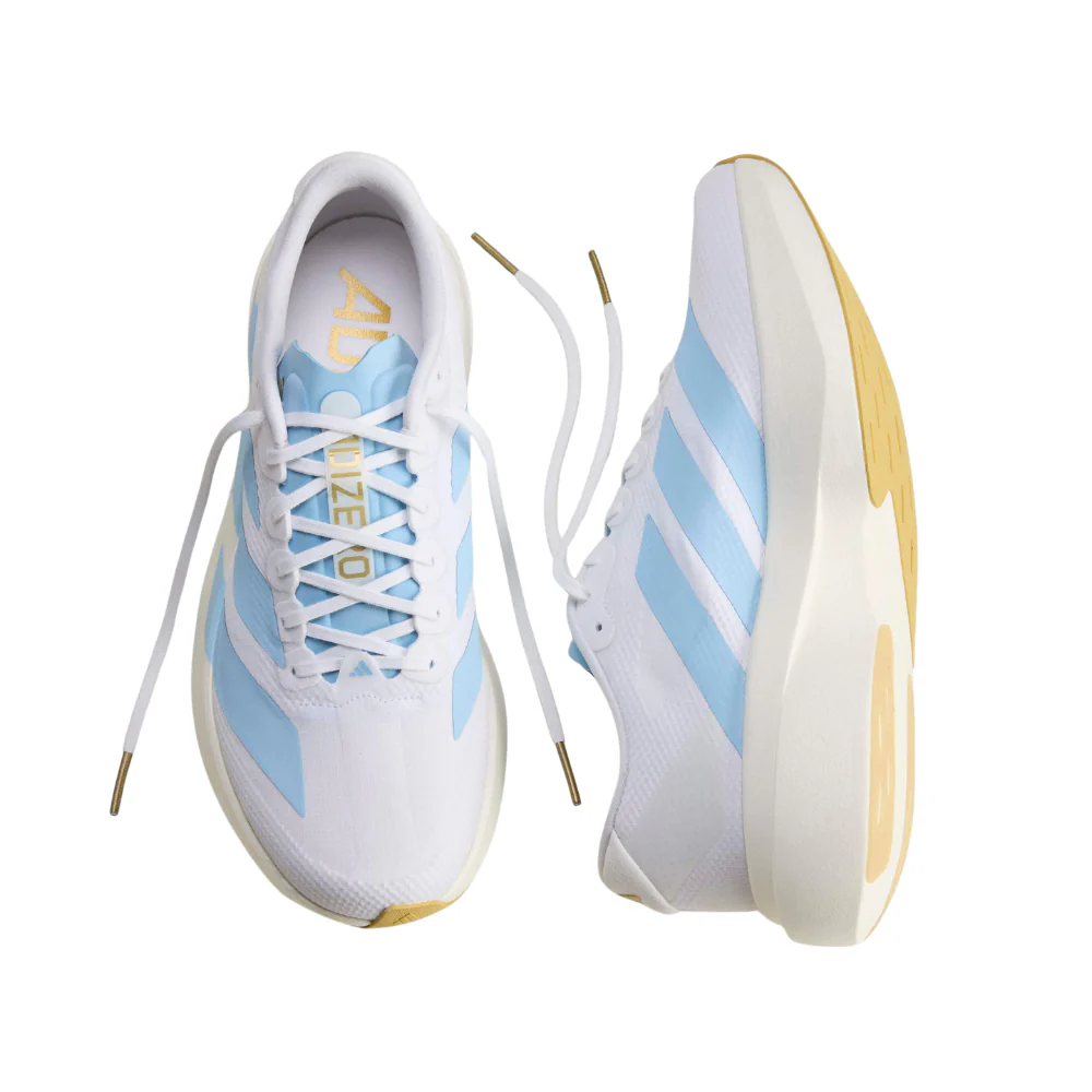 Adizero Evo SL Men's :Cloud White | Clear Blue - Image 6