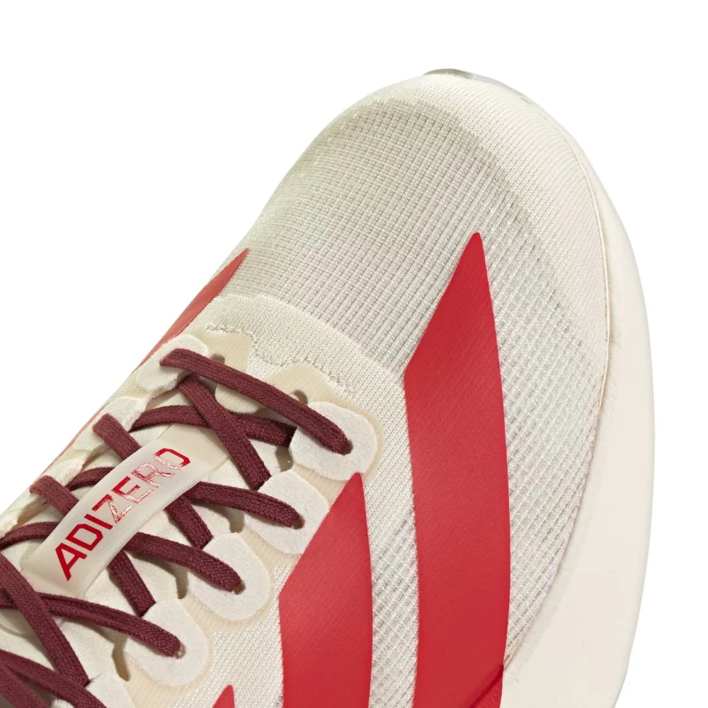 Adizero Evo SL Men's  :Wonder White | Better Scarlet - Image 4