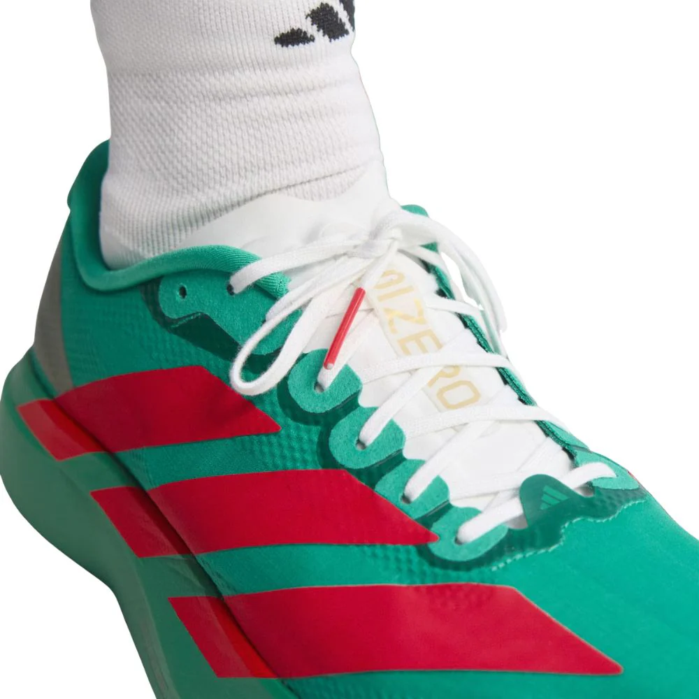 Adizero Evo SL Woven Men's  :Court Green | Lucid Red - Image 4
