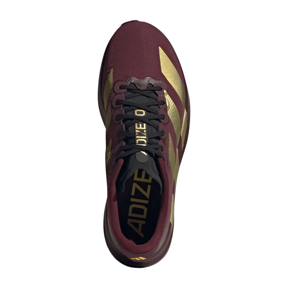 Adizero Evo SL Woven Men's :Maroon | Gold Metallic - Image 2