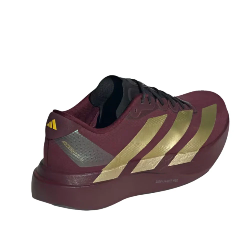 Adizero Evo SL Woven Men's :Maroon | Gold Metallic - Image 5