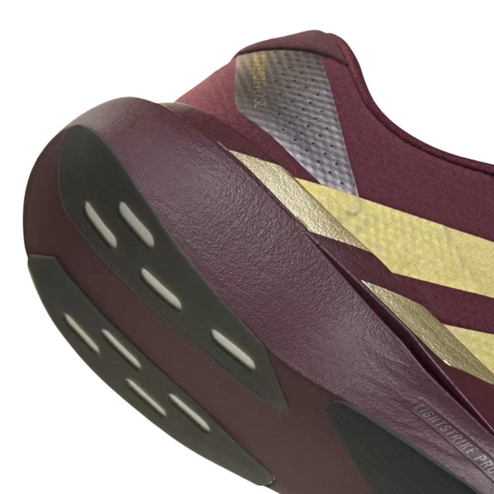 Adizero Evo SL Woven Men's :Maroon | Gold Metallic - Image 6