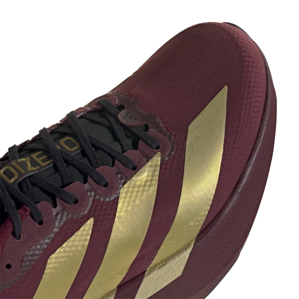 Adizero Evo SL Woven Men's :Maroon | Gold Metallic - Image 7