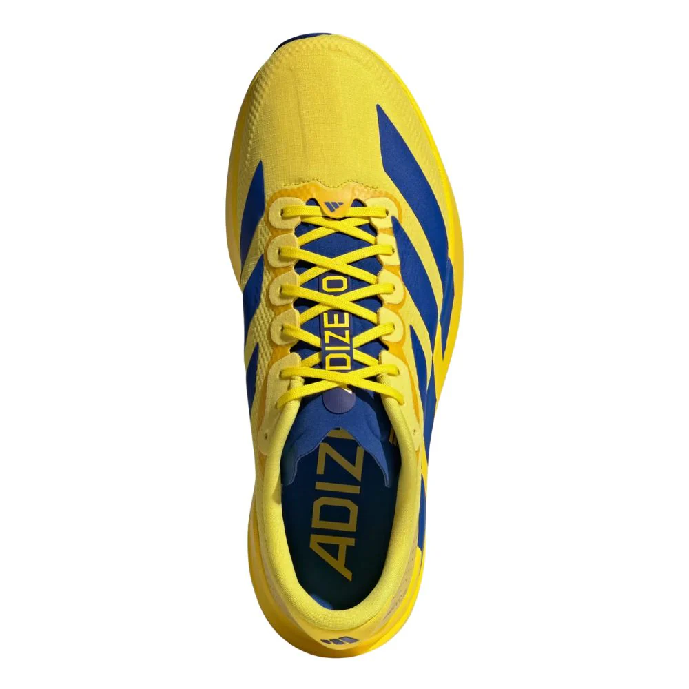Adizero Evo SL Woven Men's  :Yellow | Royal Blue - Image 3