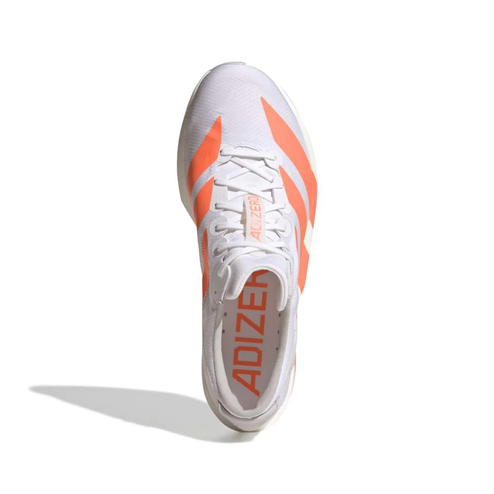 Adizero Adios 9 Men's :Cloud White | Lucid Orange - Image 3