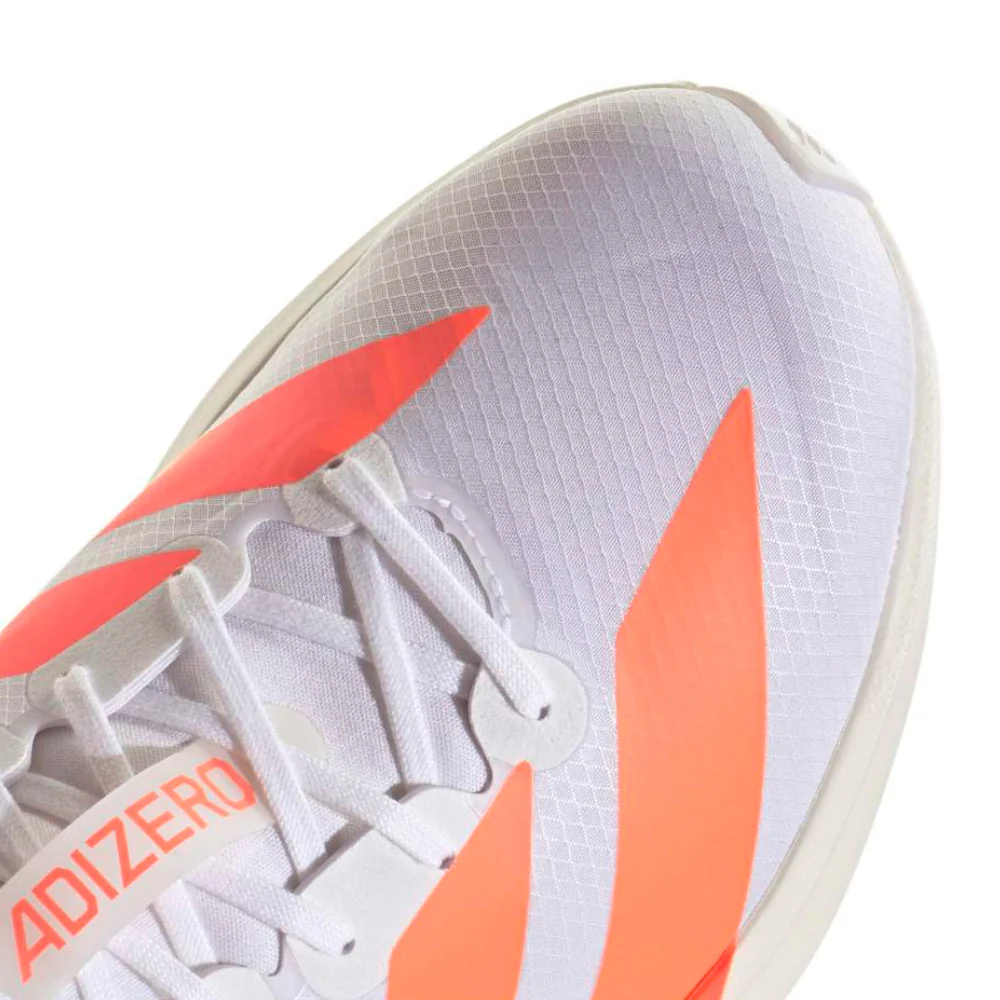 Adizero Adios 9 Men's :Cloud White | Lucid Orange - Image 4