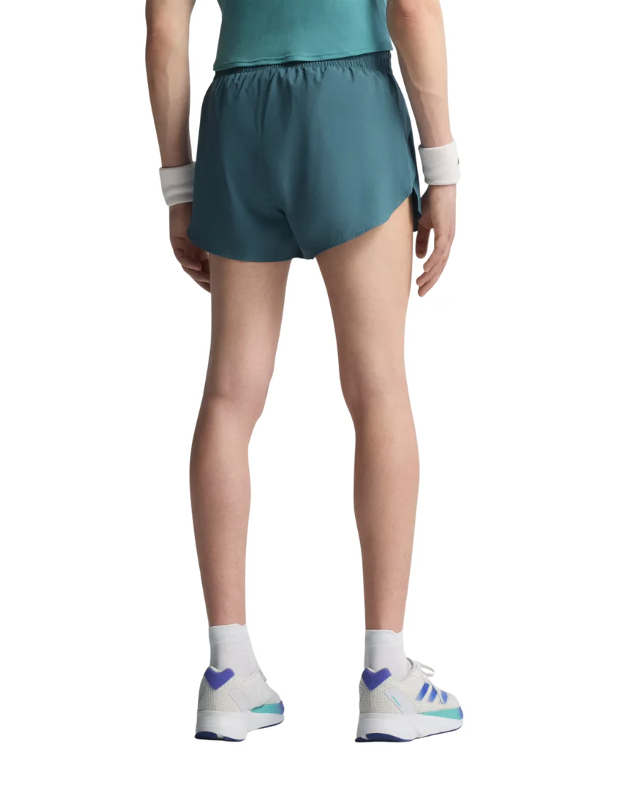 Men's Adizero Essentials Running Split Shorts :Teal Blue - Image 4