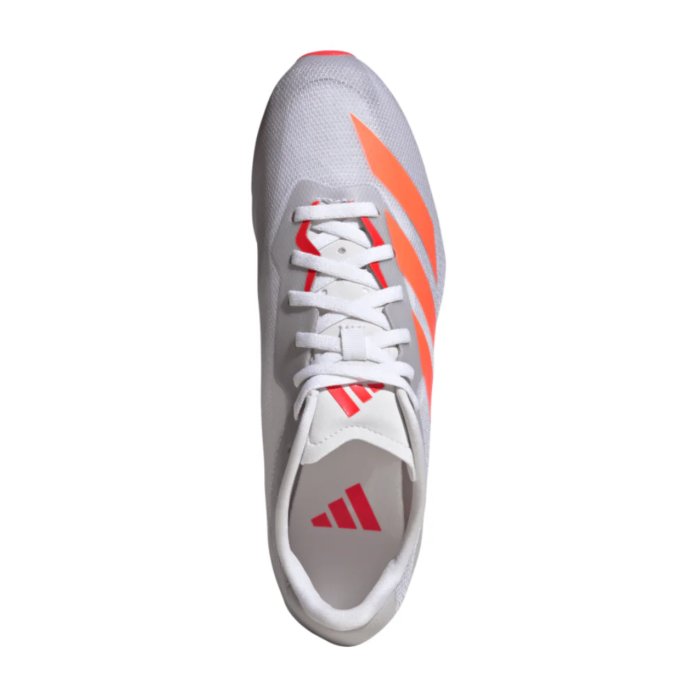 Adizero Sprintstar All Genders' :Cloud White | Lucid Orange - Image 3