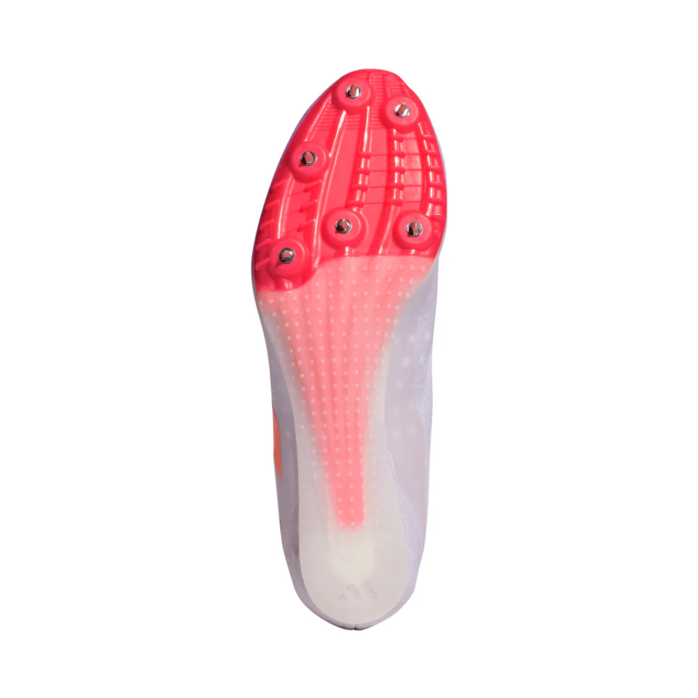 Adizero Sprintstar All Genders' :Cloud White | Lucid Orange - Image 5