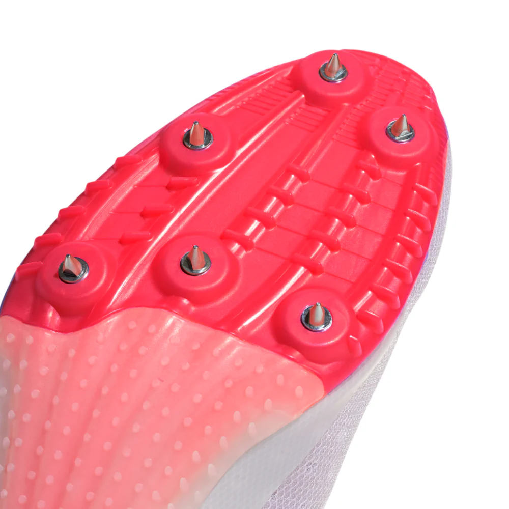 Adizero Sprintstar All Genders' :Cloud White | Lucid Orange - Image 6