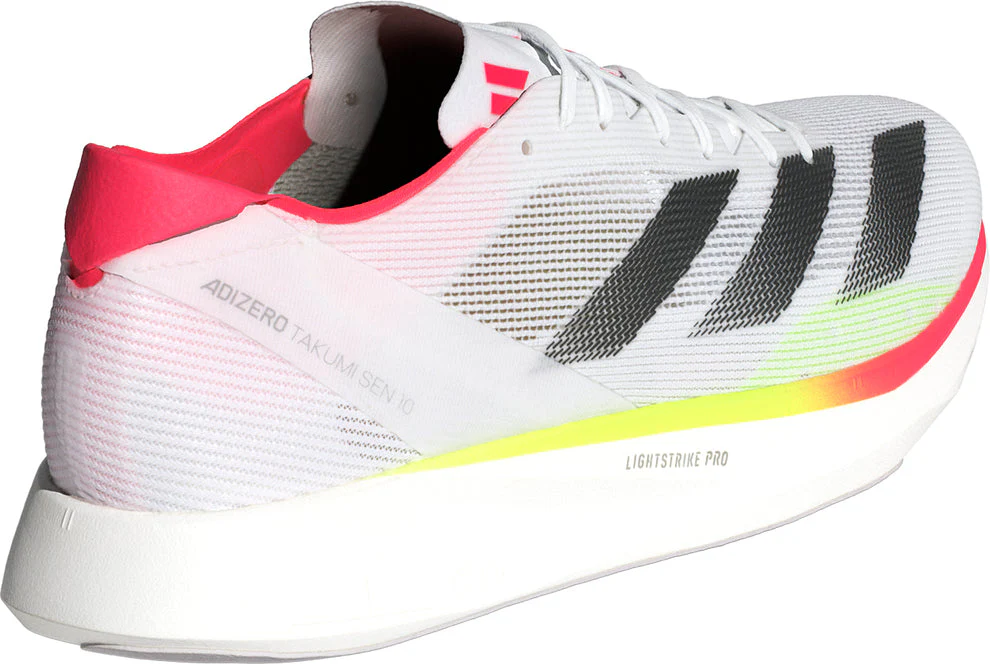 Adizero Takumi Sen 10 Women's :Cloud White | Lucid Red - Image 5