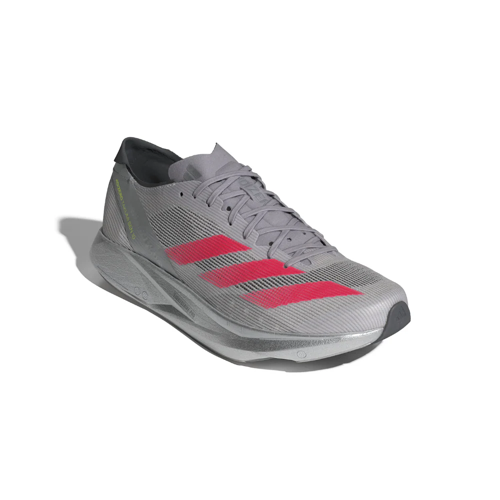 Adizero Takumi Sen 10 Women's :Dash Grey | Lucid Red - Image 2