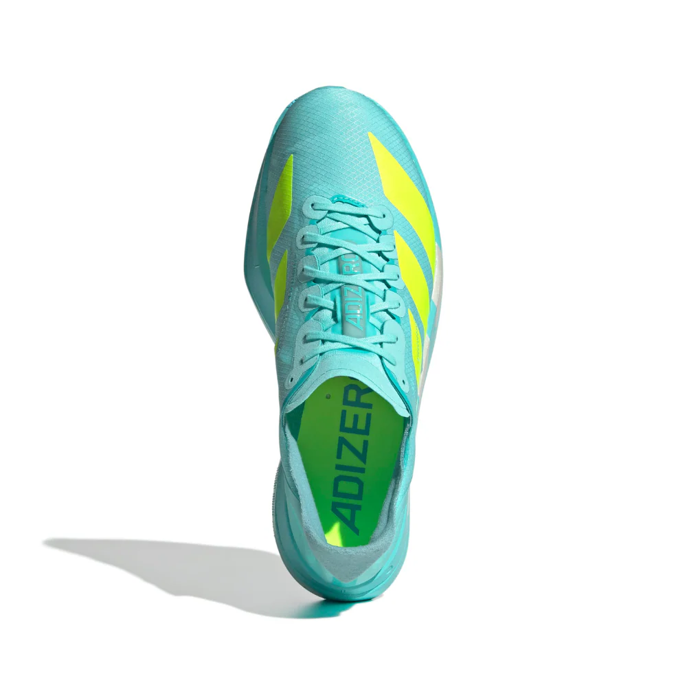 Adizero Adios 9 Men's :Flash Aqua | Lucid Lemon - Image 3