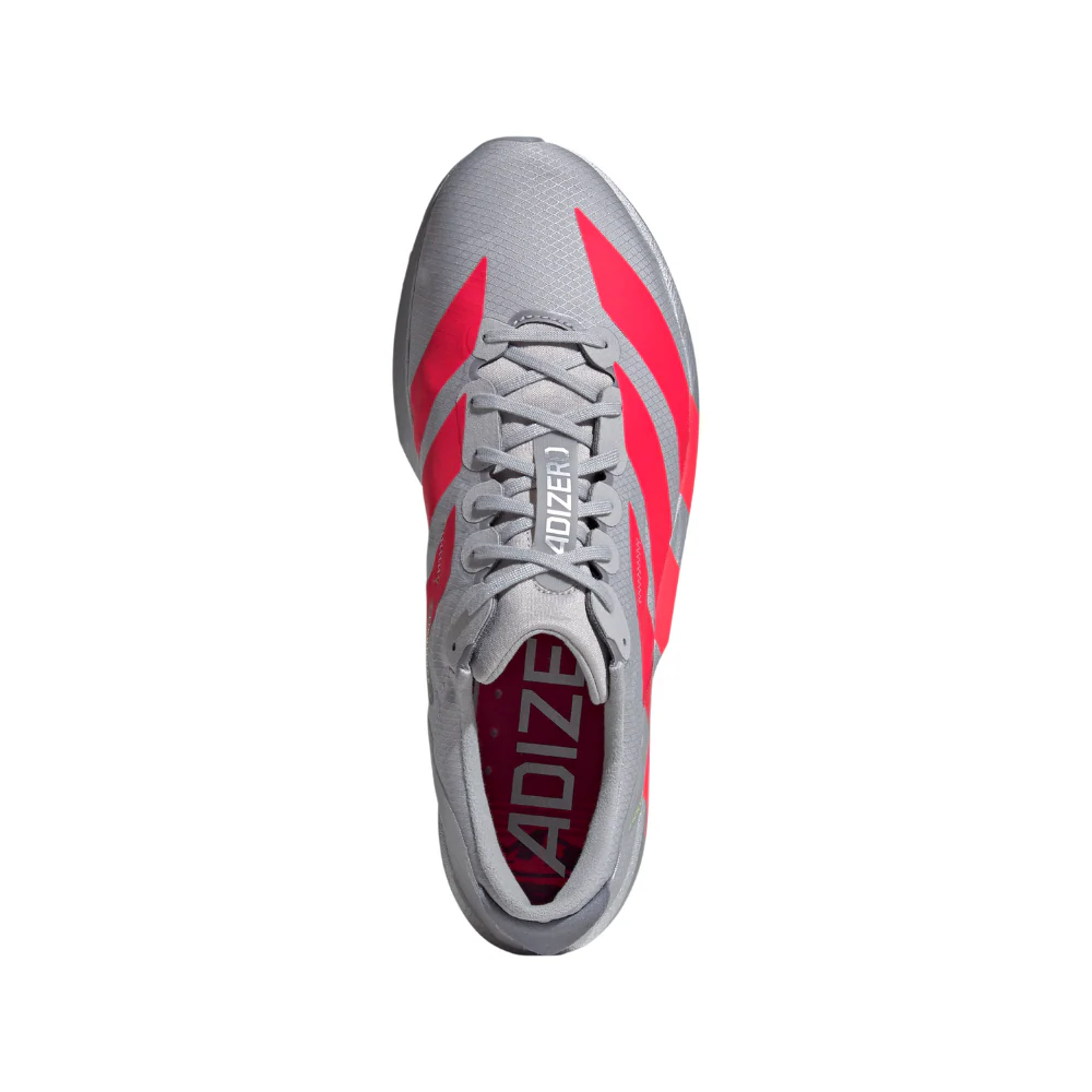 Adizero Adios 9 Women's :Grey I Lucid Red - Image 3