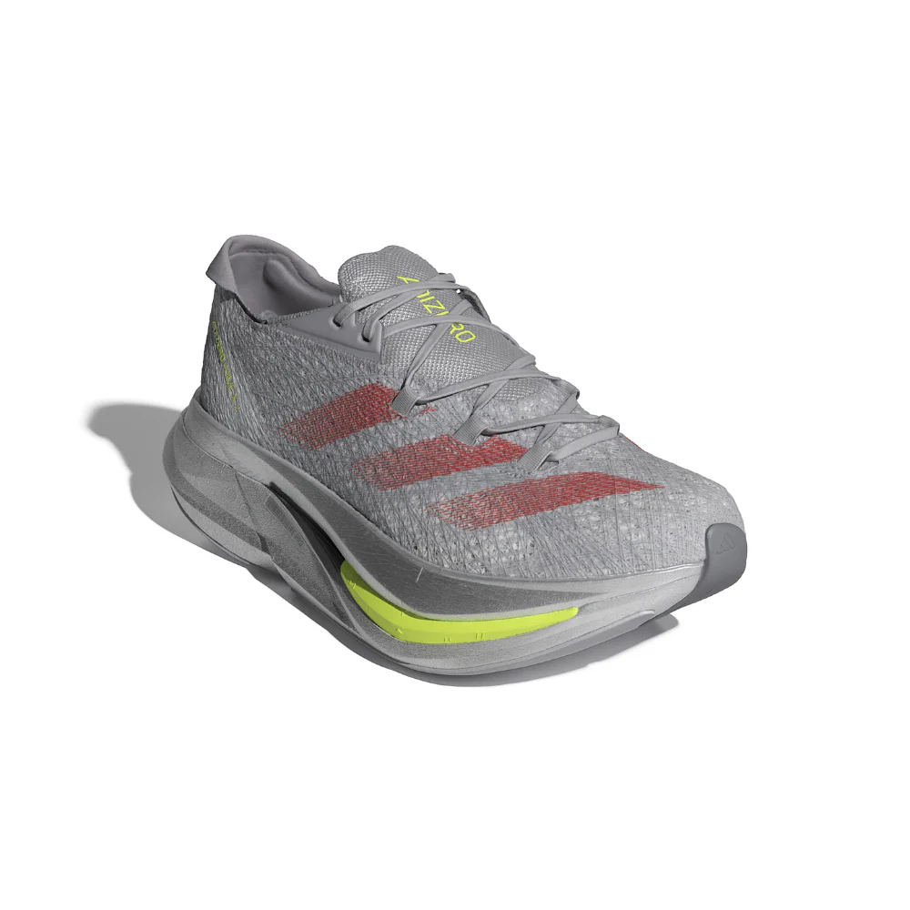 Adizero Prime X 2 Strung Men's :Grey | Lucid Red - Image 2