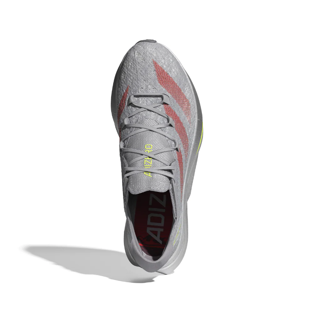 Adizero Prime X 2 Strung Men's :Grey | Lucid Red - Image 3
