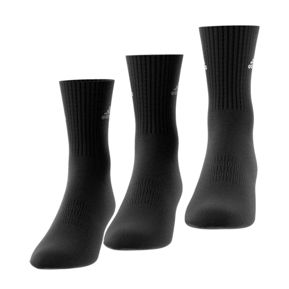 Adidas Cushioned Crew Socks (3 Pairs | 2 Colours) - Image 2