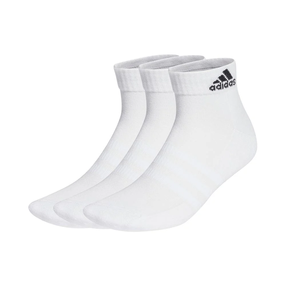 Adidas Cushioned Sportswear Ankle Socks (3 Pack | 3 Colours)