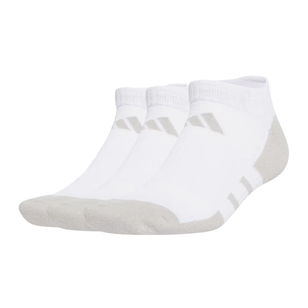 Adidas Essentials Climacool Low Cut Socks 3 Pack :White | Grey