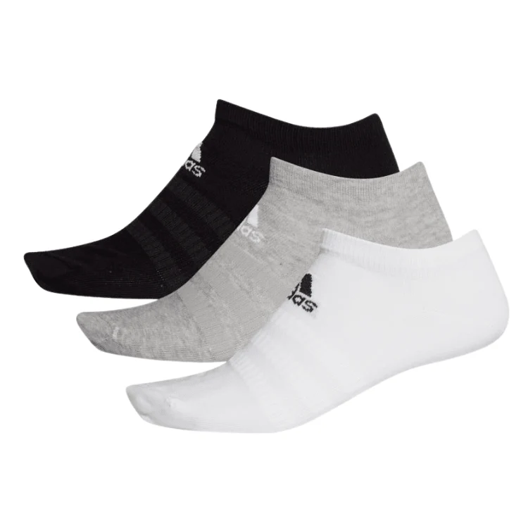 Adidas Lightweight Low Cut Socks (3 Pack | 3 Colours) - Image 3