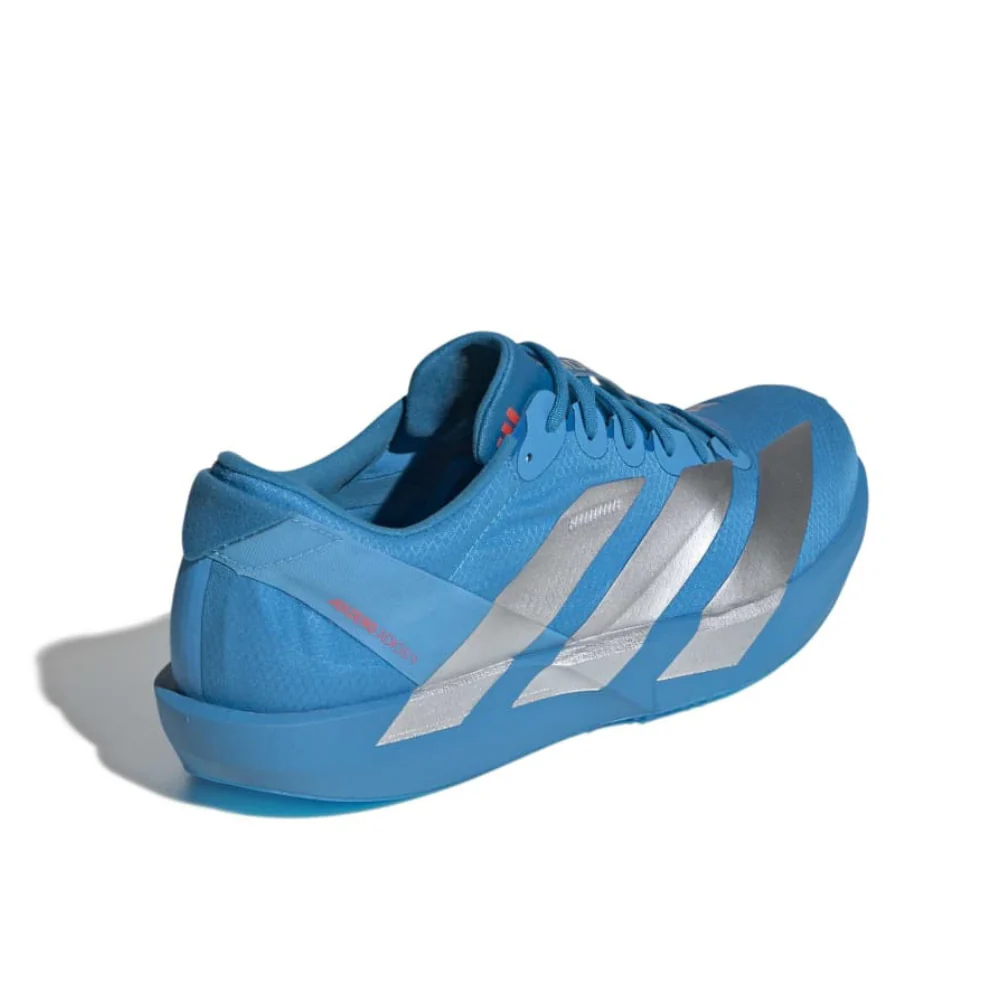 Adizero Adios 9 Men's :Silver Metallic | Lucid Red - Image 3