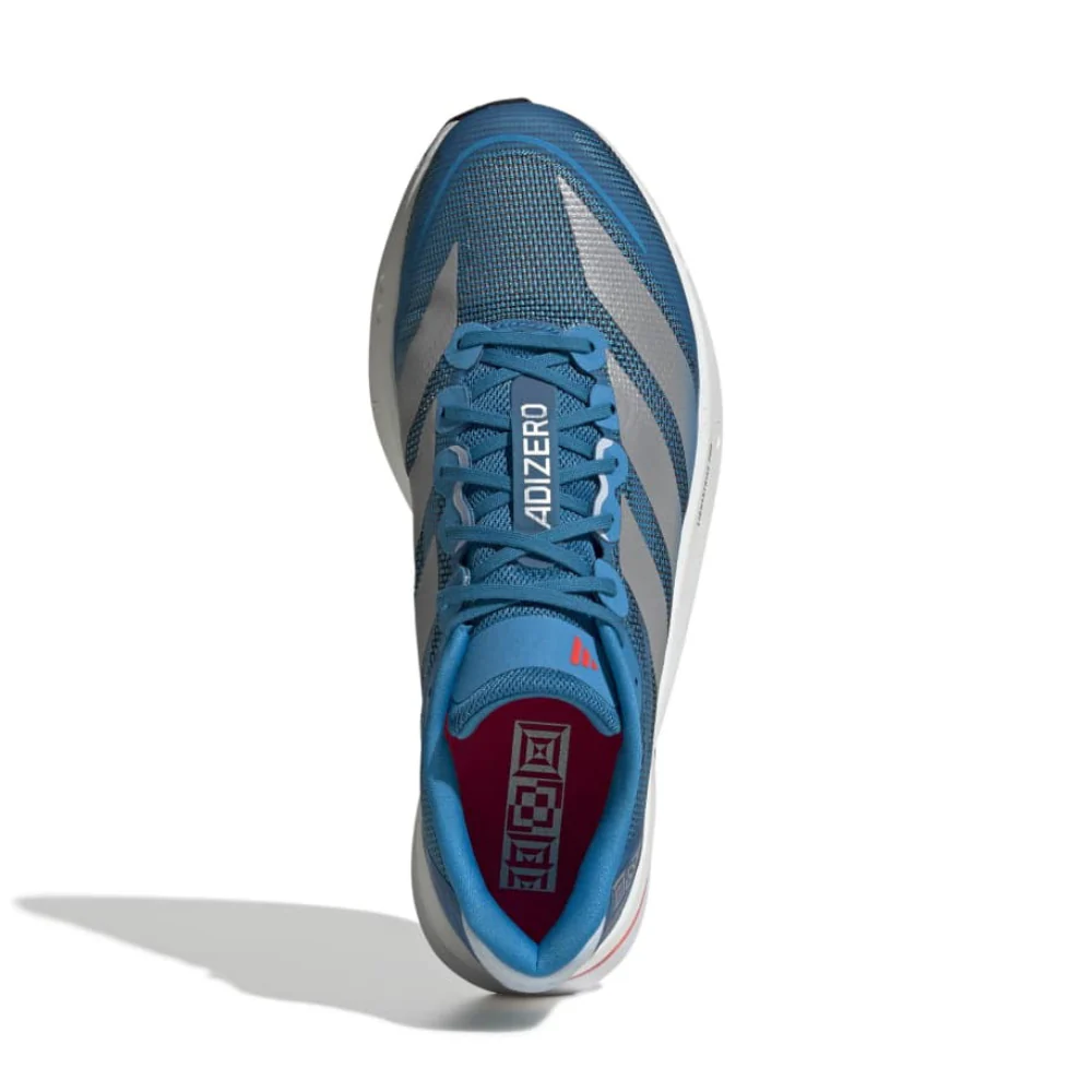 Adizero Boston 13 Men's :Solar Blue | Silver Metallic - Image 4