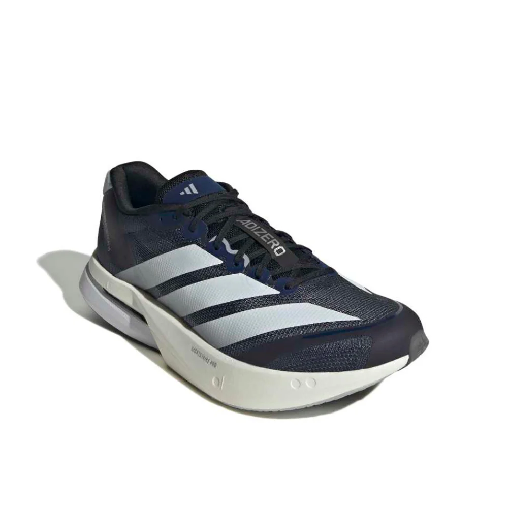 Adizero Boston 13 Men's :Dark Blue | Cloud White - Image 2