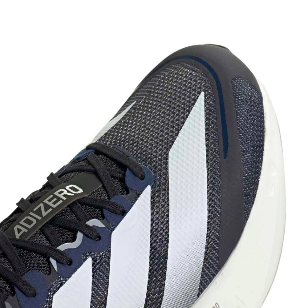 Adizero Boston 13 Men's :Dark Blue | Cloud White - Image 3