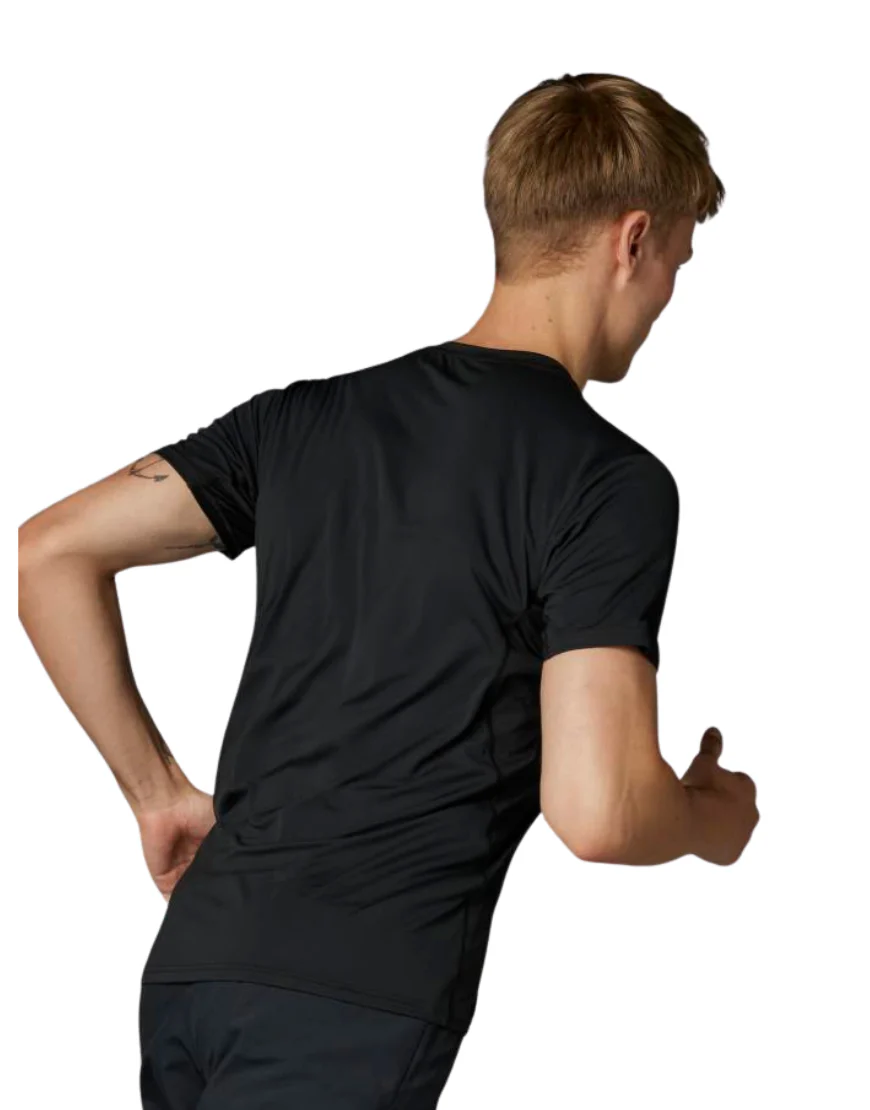 Men's Adizero Essentials Running Tee :Black - Image 3